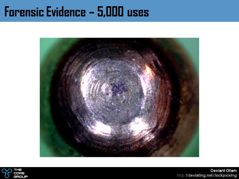 Forensic Evidence – 5,000 uses